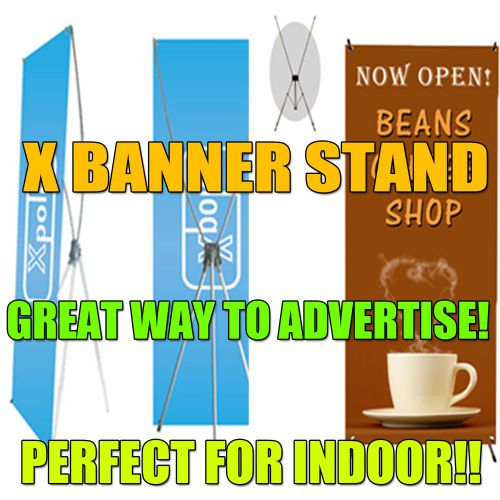 33&#034;x75&#034; X TYPE BANNER STAND WITH GRAPHIC