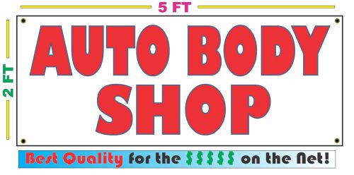 AUTO BODY SHOP Full Color Banner Sign NEW XXL Larger Size Best Price on the Net!