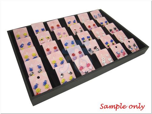30 Compartments Jewelry Supplies Display show Case Tray