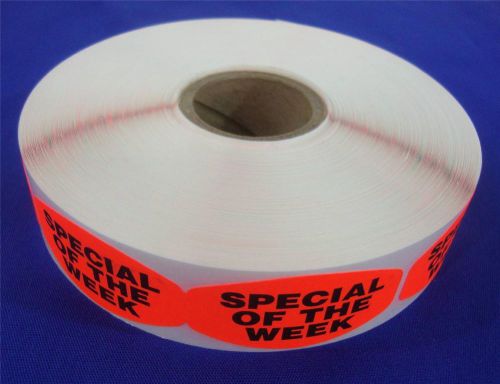 1,000 Self-Adhesive SPECIAL OF THE WEEK Labels 1.5x.75&#034; Stickers Retail Supplies