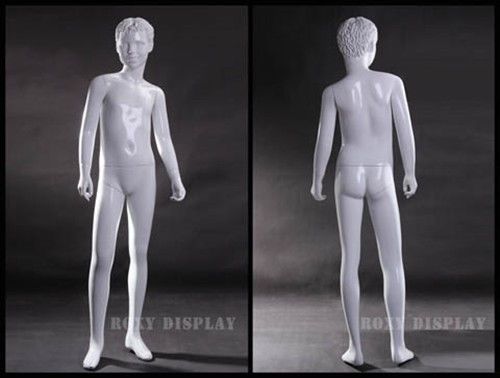 Child fiberglass abstract molded hair mannequin dress form display #mz-ken6 for sale