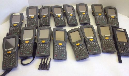 Lot Of 15 Handheld Scanners Symbol PDT-8138 PDT8146 700C Windows Powered