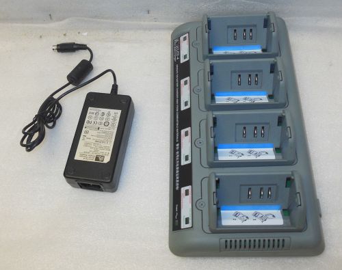 Zebra QL-420 QL-320 QL-220 RW-420 Printer Quad Battery Charger w/ AC UCLI72-4