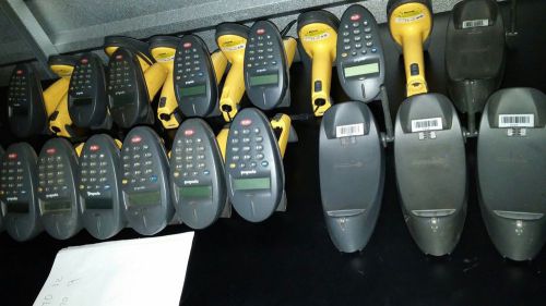 Lot of (21) Symbol Scanners 12 P470 And 9 P370 Wireless Barcode Scan