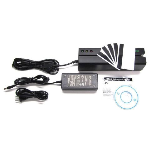 MSR605 Magnetic Stripe USB Credit Card Reader Writer Encoder + 20PCS Blank Card