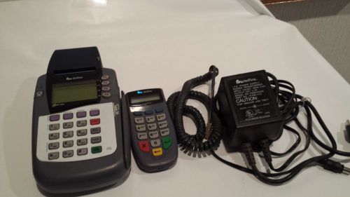 VeriFone Omni 3200SE Credit Card Terminal Printer POS P/N:P092-101-10 UNTESTED