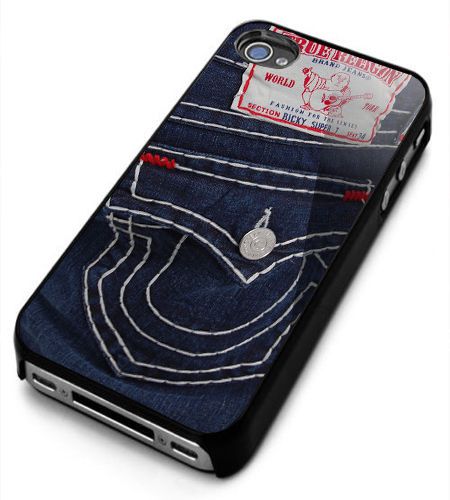 True Religion Ricky SuperJeans Logo iPhone 5c 5s 5 4 4s 6 6plus case