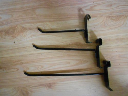 Mixed lot of gridwall hooks, 6&#034;, 8&#034;, 10&#034;