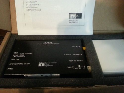 GE D7130WDMA optical ethernet transceiver ethernet 10/100 1 fib SM 1300