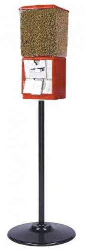 Animal feed vending machine on heavy weight cast iron stand for sale