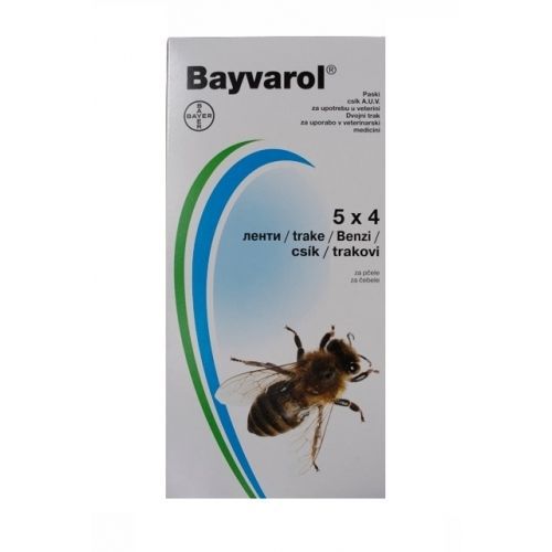 5x4 Strips Bayvarol Varroa tickes Treatment 20st pcs