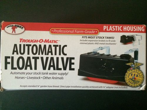 Trough-o-matic automatic float valve/ professional farm grade for sale