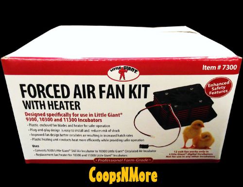 7300 CIRCULATED AIR FAN KIT FOR LITTLE GIANT 9300 STILL AIR EGG INCUBATOR FORCED