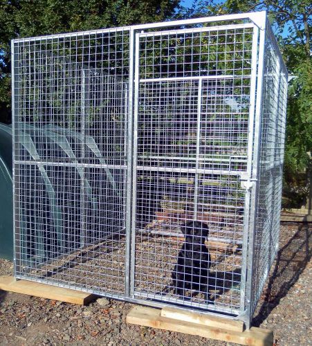 6&#039; x 6&#039; hot dipped galvanised dog kennel/run 2x2x2.5mm for sale