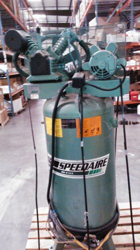 Speedaire Air Compressor, 5 HP, 2 Stage, Model # 5Z628B