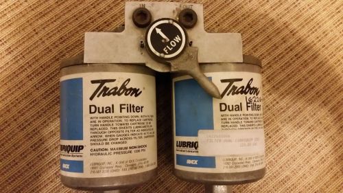 Lubriquip Lubricant Filters and Strainers  Trabon DUAL  FILTERS