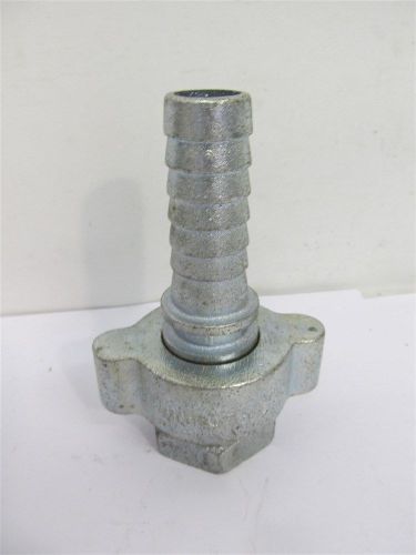 Ground Joint Barbed Hose Fitting - 3/4&#034; ID, 1&#034; NPT