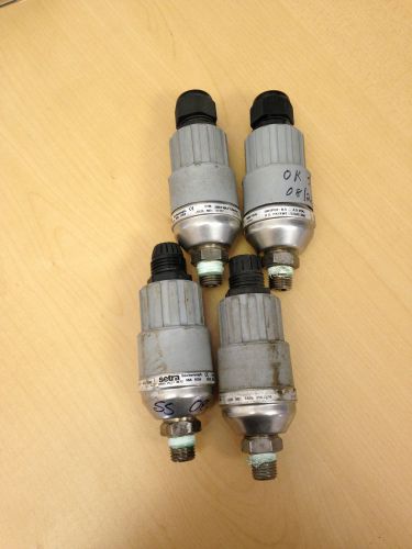SETRA PRESSURE TRANSDUCER (P/N 209110CPG2M45A1) LOT OF 4