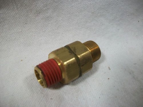 Combination check / unloader valve 3/8&#034; tube x 1/4&#034; mpt for sale