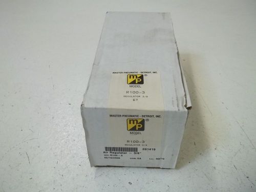 Master pneumatic-detroit inc. r100-3 3/8&#034; regulator *new in a box* for sale