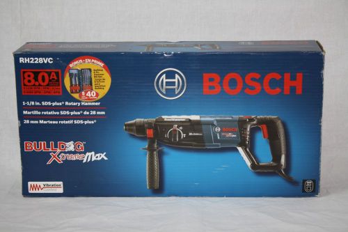 New bosch  bulldog xtreme 1-1/8 inch sds plus rh228vc rotary hammer drill for sale