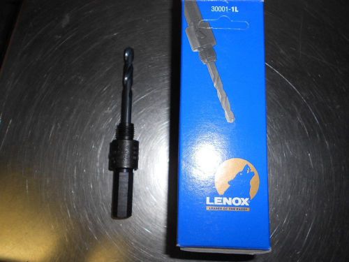 LENOX 30001-1L 1/2&#034; 13mm Holesaw Arbor for 9L 9/16&#034; - 19L 1 3/16&#034; Holesaws  NEW!