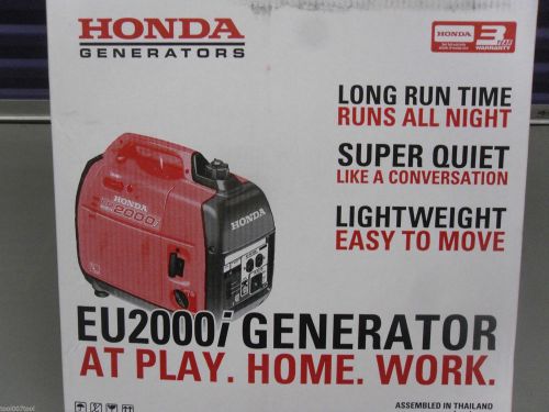 HONDA EU2000i Generator Latest 2014 Quiet 3.5 HP New!