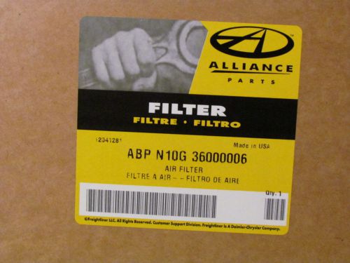 Alliance abp/n10g-36000006 cabin air filter new nib for sale