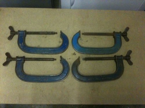 Record g clamps x 4 off - 6&#034; - course thread for sale