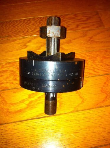 Greenlee 2&#034; Square Knockout Punch Very Rare 5016410 5018585 Complete?