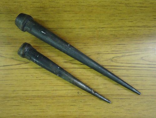 2 klein tools bull pins #3255 (1-1/4&#034; x 14&#034;) &amp; #3256 (1-1/16&#034; x 10&#034;) for sale