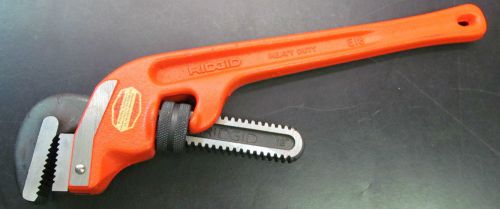 Ridgid tools - e18 18&#034; heavy duty end pipe wrench 2-1/2&#034; capacity - made in usa for sale