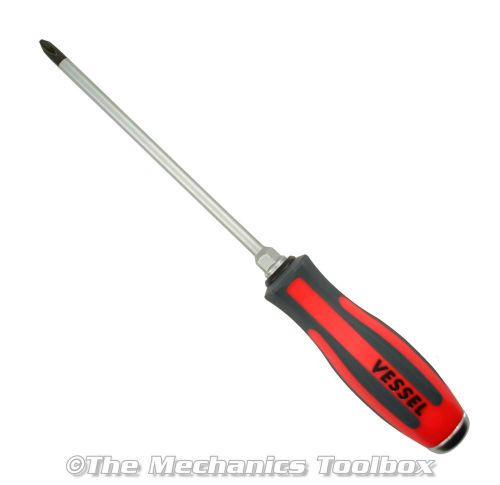 Vessel megadora tang-thru 930 p2 x 150 cross point screwdriver - jis &amp; phillips for sale