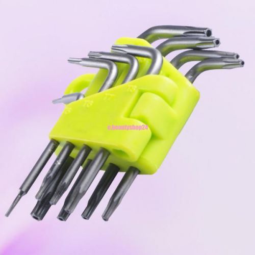 Torx crv screwdriver set t5 t6 t7 t8 t9 t10 t15 t20 star wrench tools kit for sale