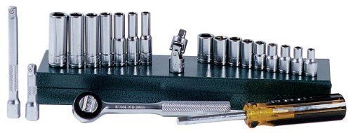 K tool international kti-26000 21 piece 1/4&#034; drive 6 point metric (kti26000) for sale