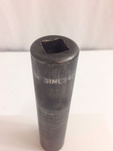 Snap-on tools siml240, 3/4&#034;, 1/2&#034; drive, 6 point, extra deep impact socket for sale