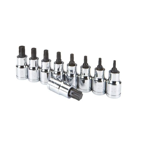 9 piece 1/2&#034; drive star bit set free us shipping! for sale