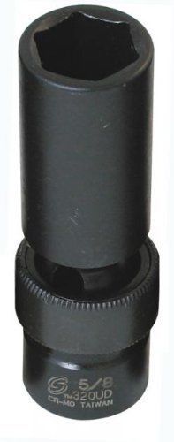 Sunex 317umd 3/8&#034; drive 6 point deep universal impact socket 17mm for sale