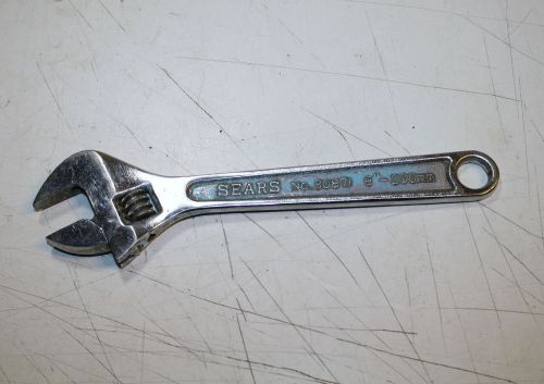 SEARS 8&#034; ADJUSTABLE WRENCH - NO. 30871
