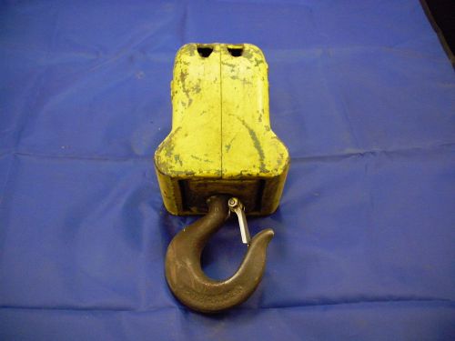 Crosby laughlin - 1-ton electro lift pulley and hoist hook for sale