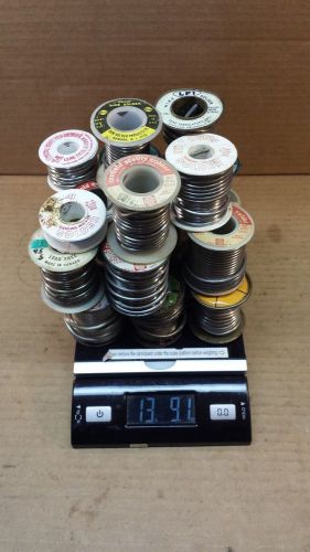 13++ lbs Assorted Brands and Sizes 50/50. 60/40  95/5 Solder.