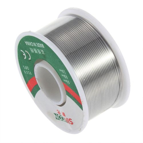 Specialty 63 37 Tin Lead 0.8mm Rosin Core Flux Solder Wire Reel DIY Grey HX
