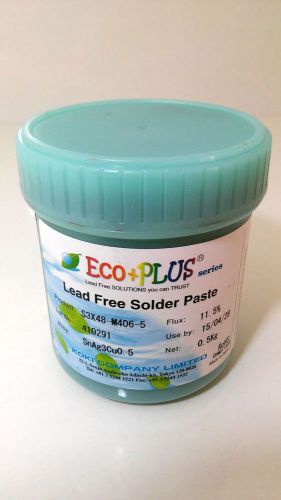 Solder Paste Lead Free Sn/Ag3.0/Cu0.5 Tin Weld Ointment Flux 11.5% RoHS 500g/1LB