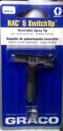 286619 New Genuine Graco RAC V Reversible Switch Tip Size 619 Airless