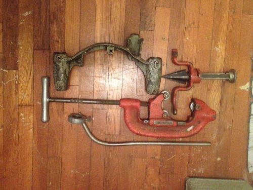 Ridgid 311 Carriage Assembly W/341 Reamer, 360 Cutter(4s 2&#034;-4&#034;), &amp; 312 Lever.