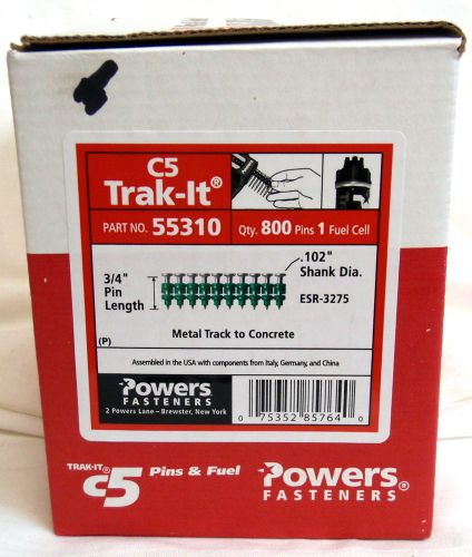 Powers 55310 3/4&#034; Pins for C5 Trak-It Gun-Box of 800