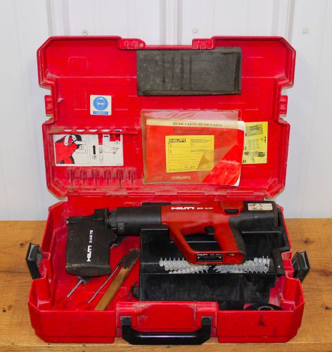 HILTI DX A41 Powder Actuated Nail Gun w X-AM72 Case and Manual included