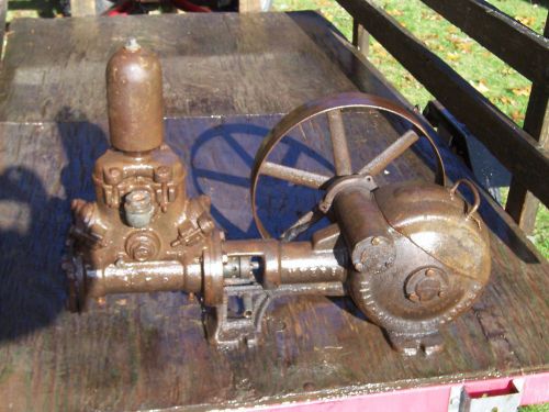 Antique Meyer Water Piston Pump Hit Miss Engine Era (Self Oiling Bulldozer)