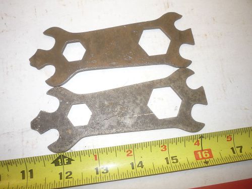 2 OLD ANTIQUE No 2 MAYTAG GAS ENGINE WRENCH TOOL