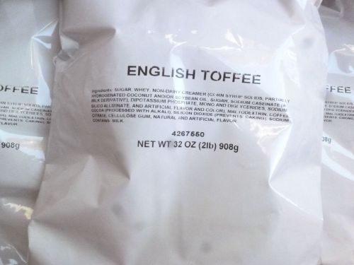 English Toffee POWDER CAPPUCCINO MIX 6 x 2 LBS bags